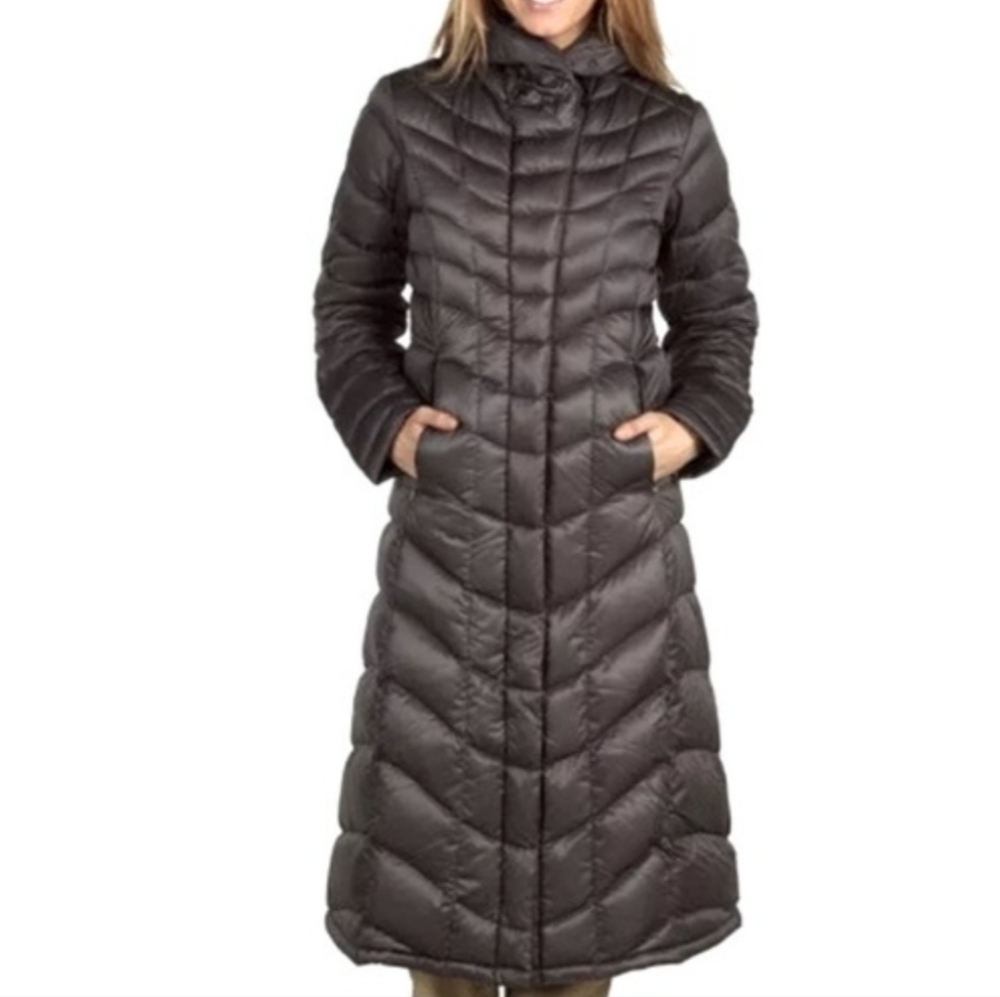 Patagonia dark grey DOWNTOWN LOFT MAXI PARKA Full Length Puffer Coat
